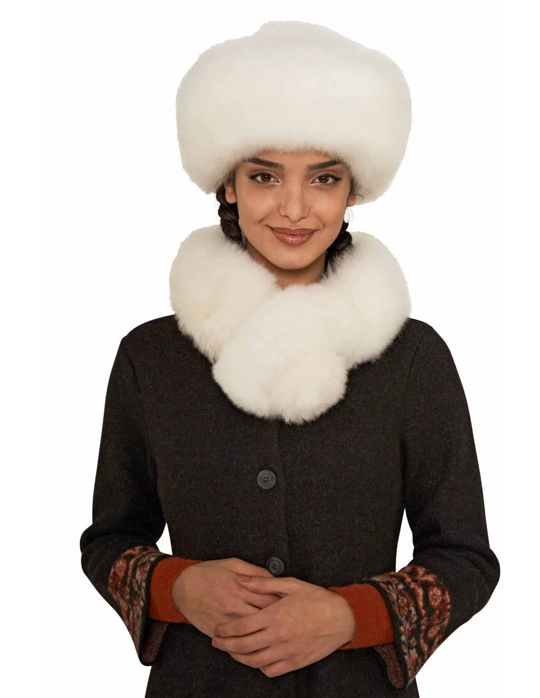 AlpacaLux - Premium 100% Alpaca Wool Winter Scarf