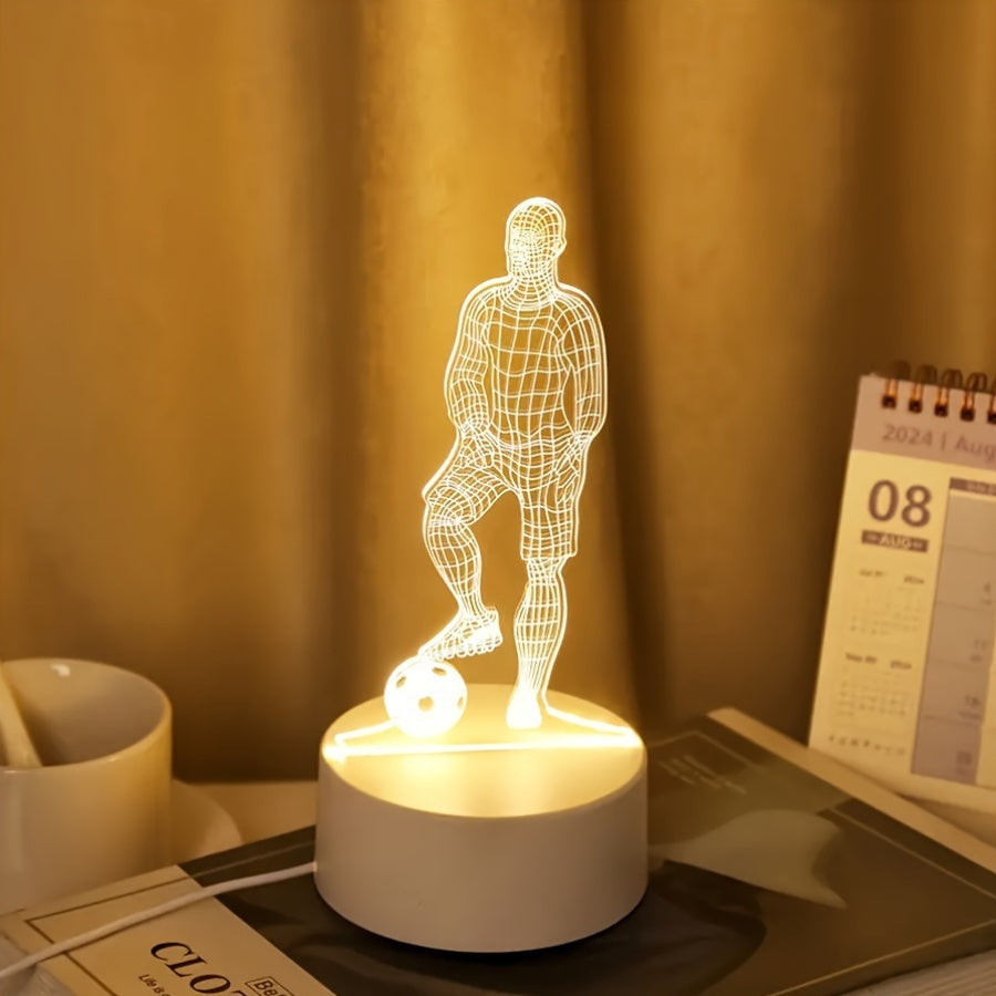 Jostrike - 3D Soccer Player LED Table Lamp