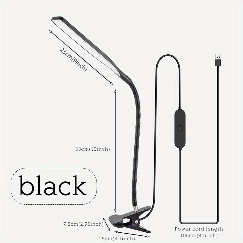 Marmount - Adjustable LED Desk Lamp with Clamp