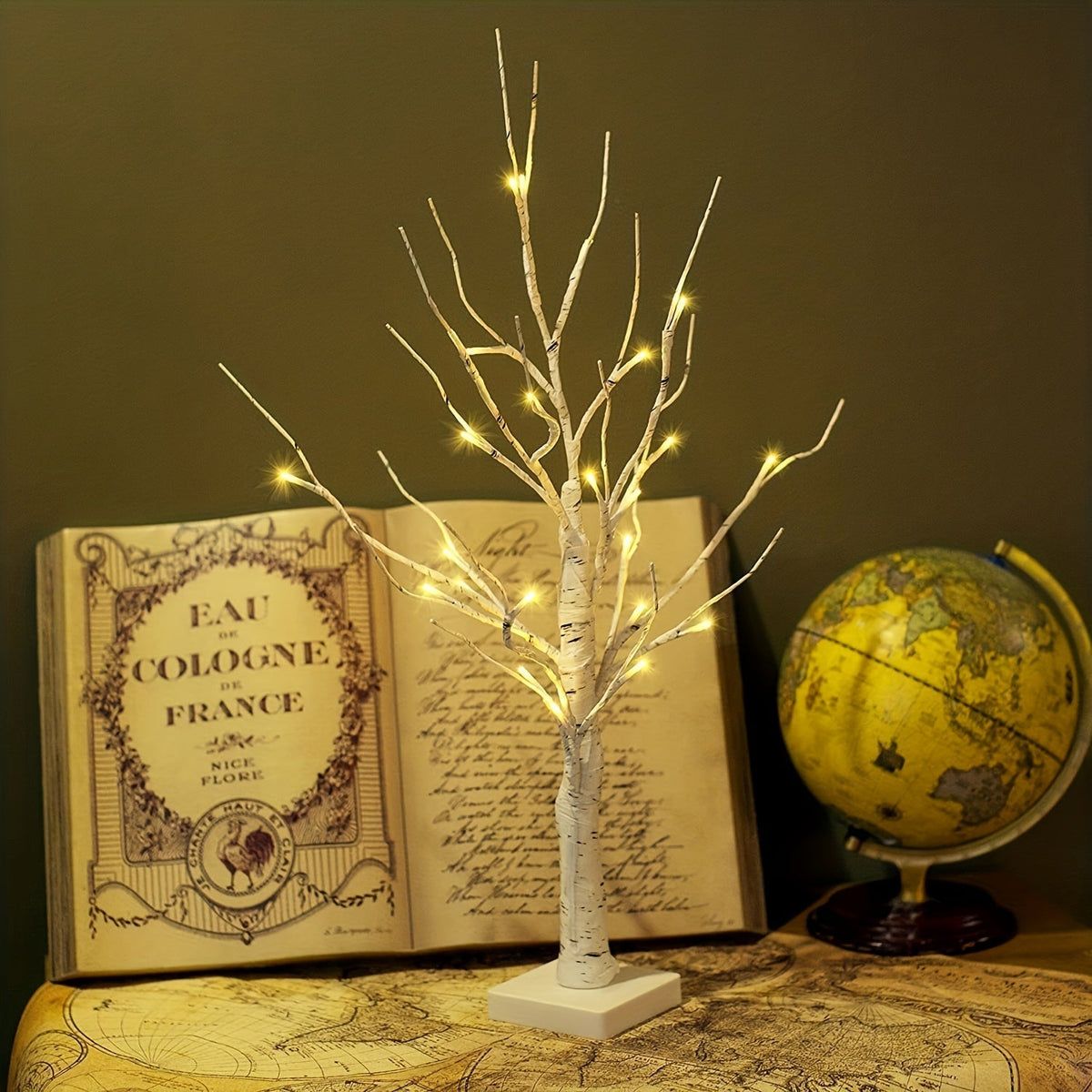 GlowTree - LED Tree Table Lamp with Adjustable Branches