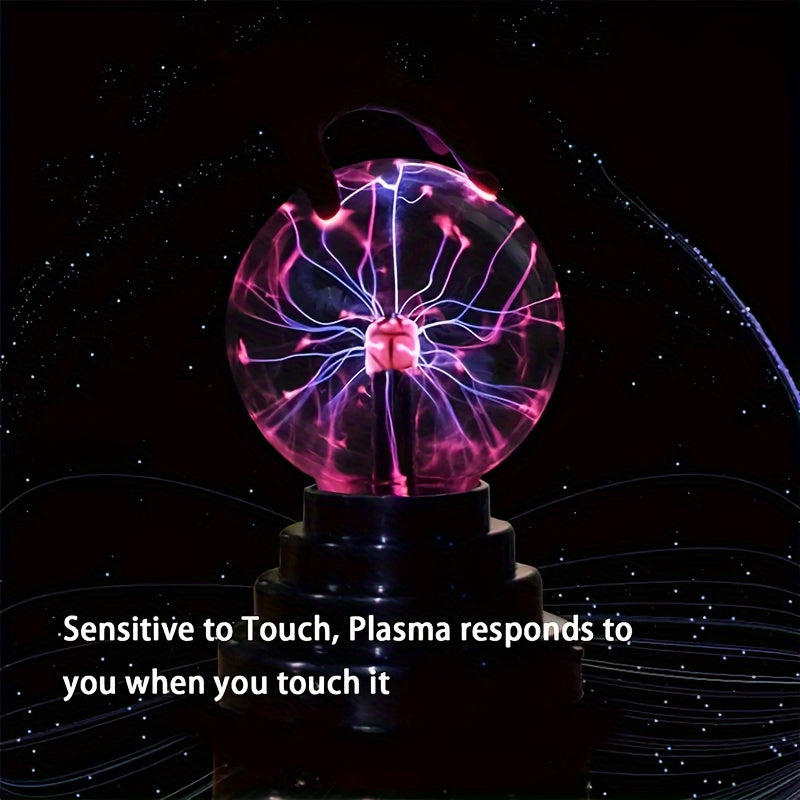 PlasmaGlow - Interactive USB LED Plasma Ball for Ambient Lighting