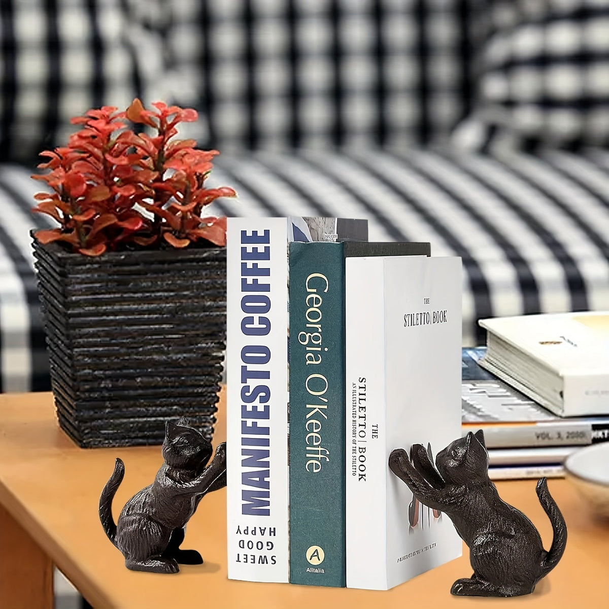 IronVintage - Cast Iron Bookends with Timeless Vintage Style