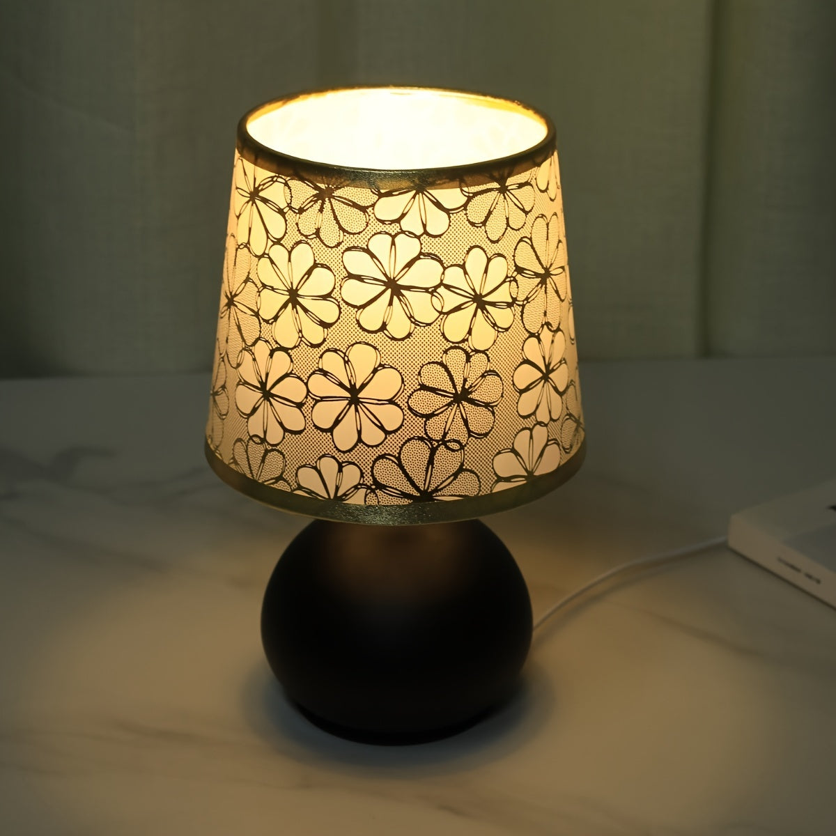 RetroLamp - Scandinavian Fabric Table Lamp with USB Port
