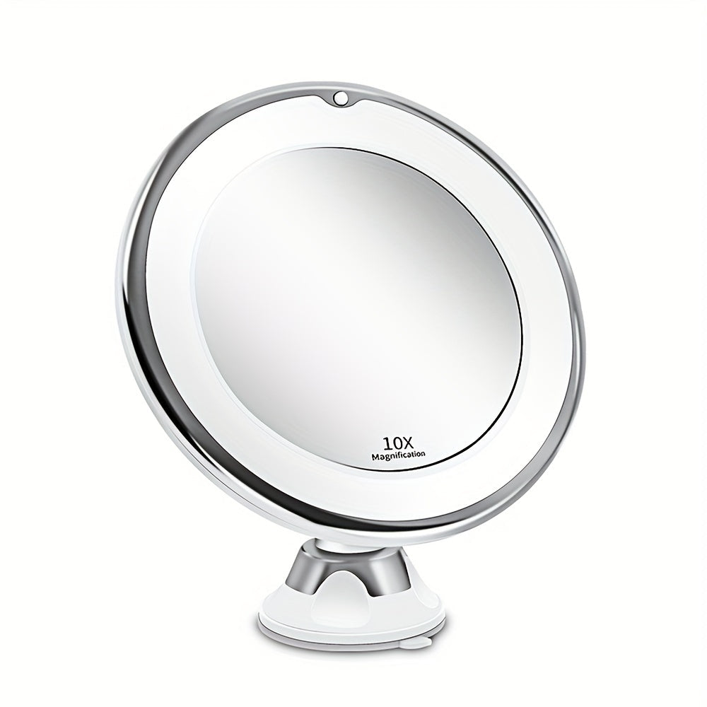 JESLED 10X - Rotating LED Makeup Mirror