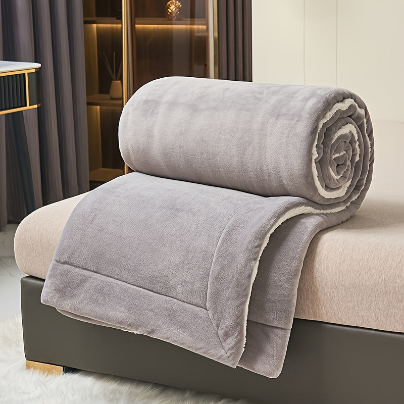 Gozanest - Ultra Soft Double-Layer Milk Fleece Blanket
