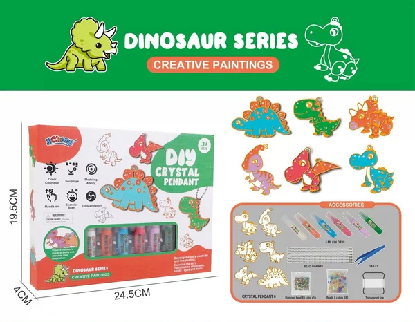 SparkleArt - Paint Your Own Keychain DIY Craft Kit
