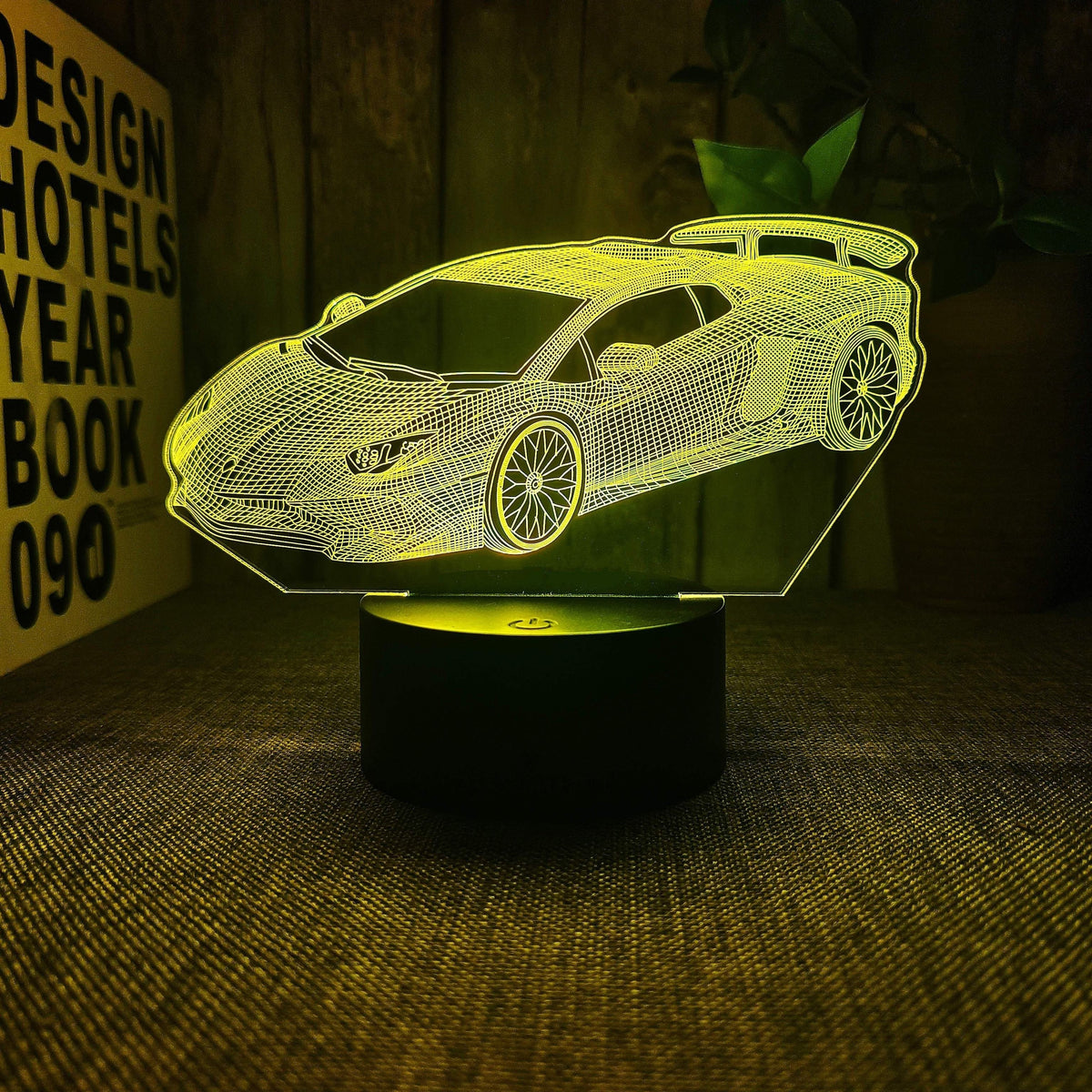 AutoLamp - 3D Sports Car LED Night Light with USB