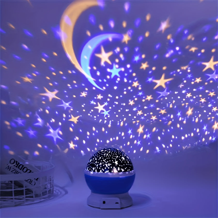 StarryDream - Starry Sky Projector with 12 Colors and 360° Rotation