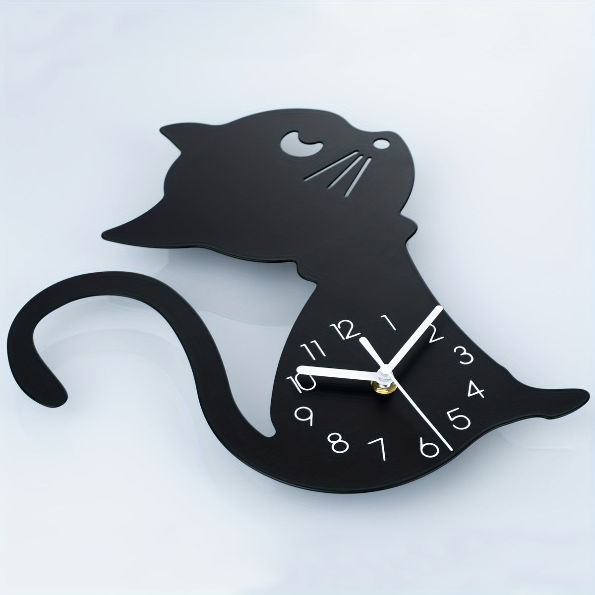ModernPaws - Cat Silhouette Wall Clock