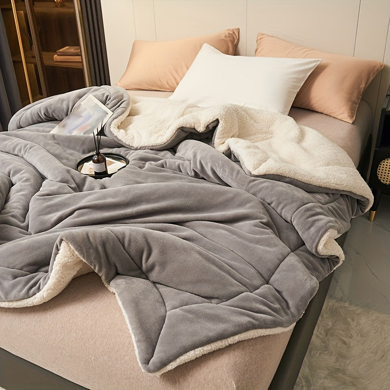 Gozanest - Ultra Soft Double-Layer Milk Fleece Blanket
