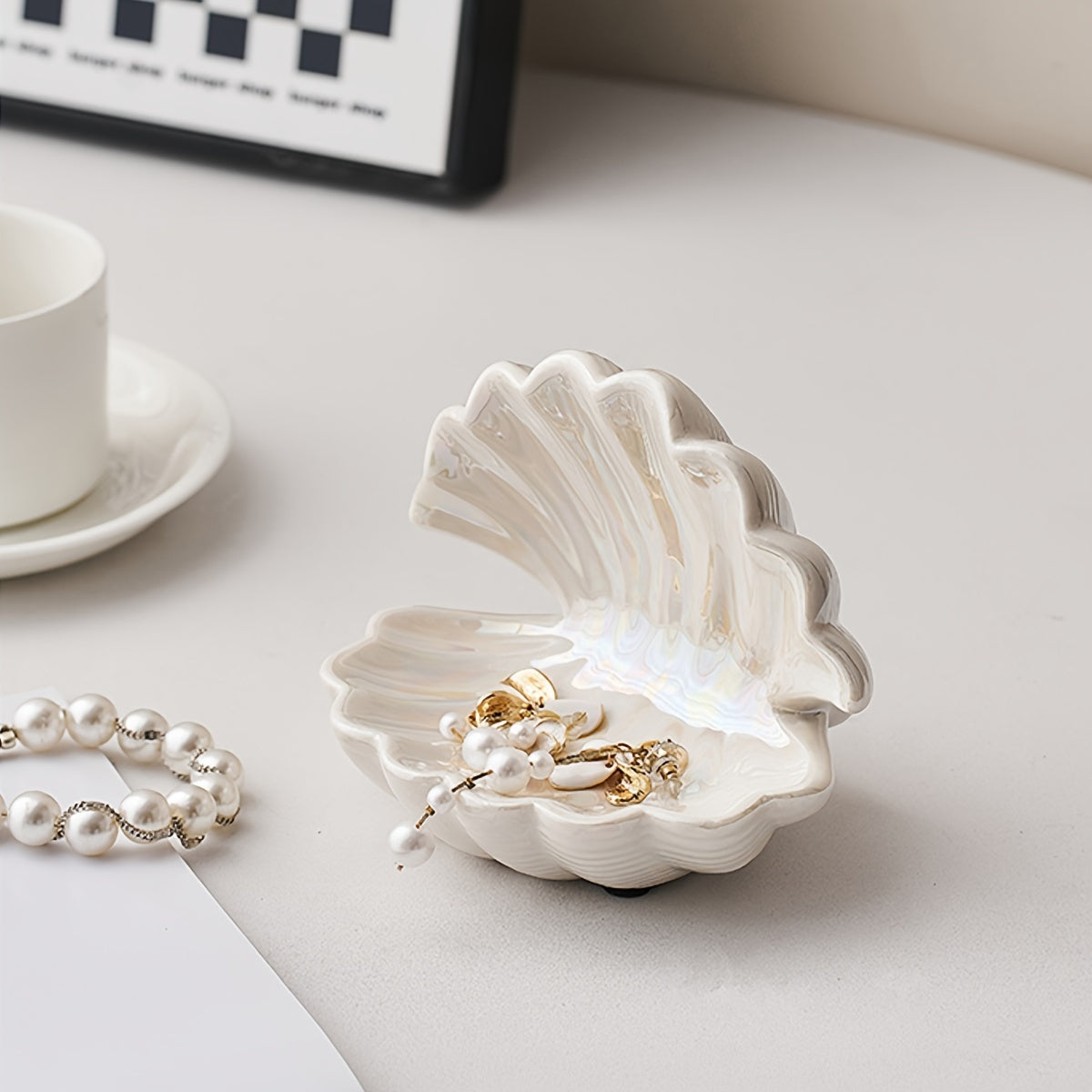 ArtBowl - Elegant Porcelain Jewelry Dish