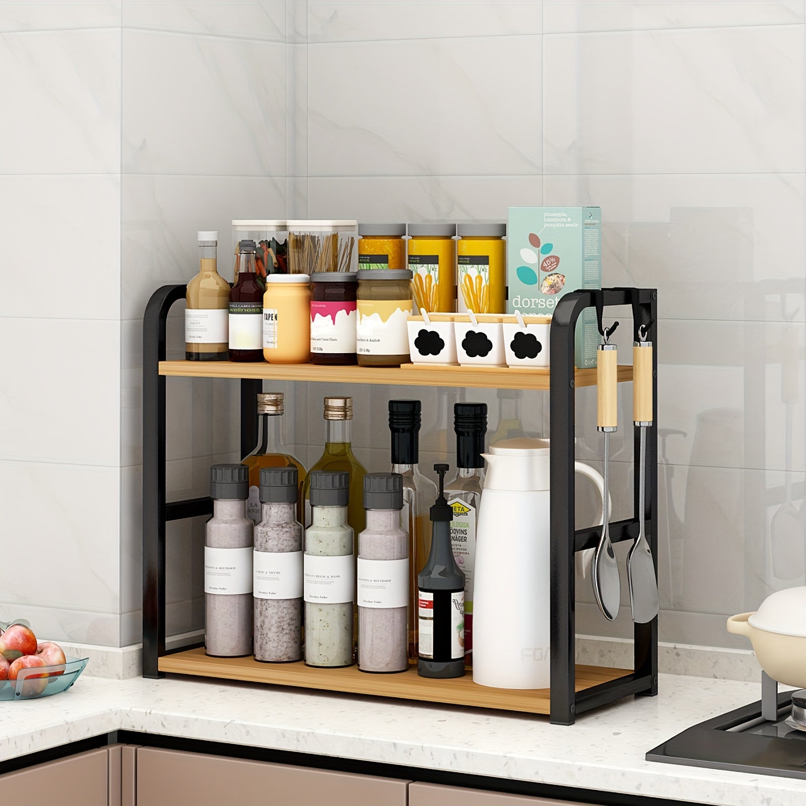 Spicify - Stainless Steel Kitchen Storage Shelf