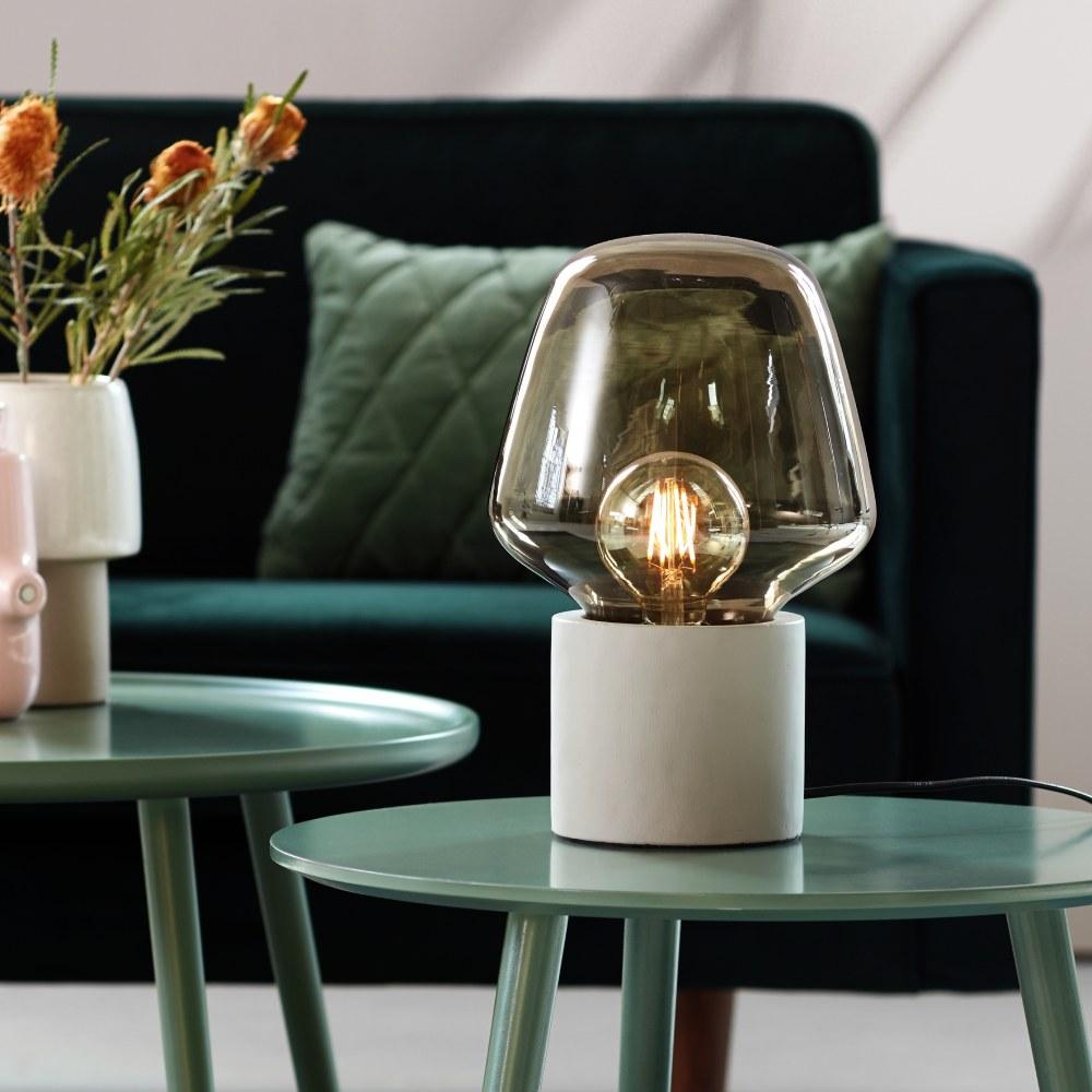 TintGlow - Small Tinted Glass Table Lamp