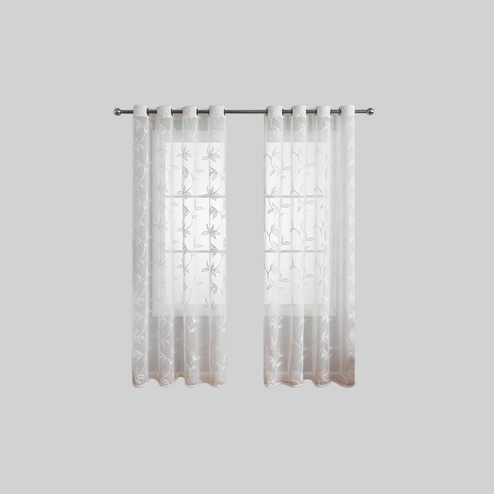 Hulvana - Luxury Blackout Curtains with Floral Print