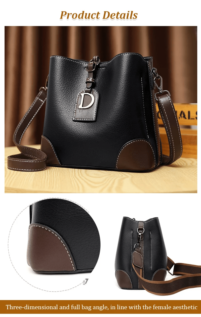LuxeCarry - Sac Bandoulière Cuir Spacieux Élégant