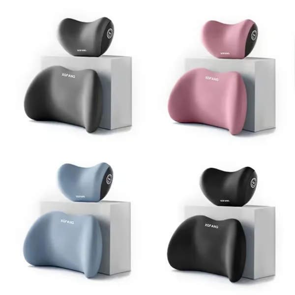 DriveEase - Ensemble de Coussins Ergonomiques pour un Confort de Voyage Optimal
