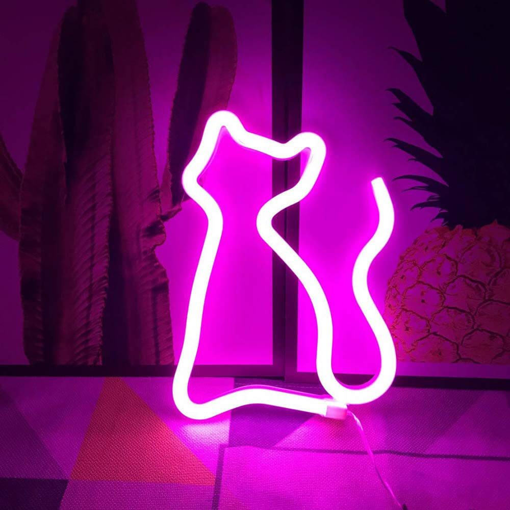 KittyNeon - Cat Neon Light for a Magical Ambiance