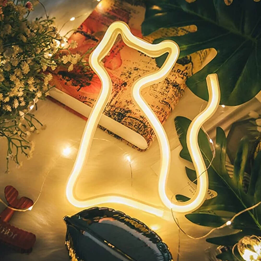 KittyNeon - Cat Neon Light for a Magical Ambiance