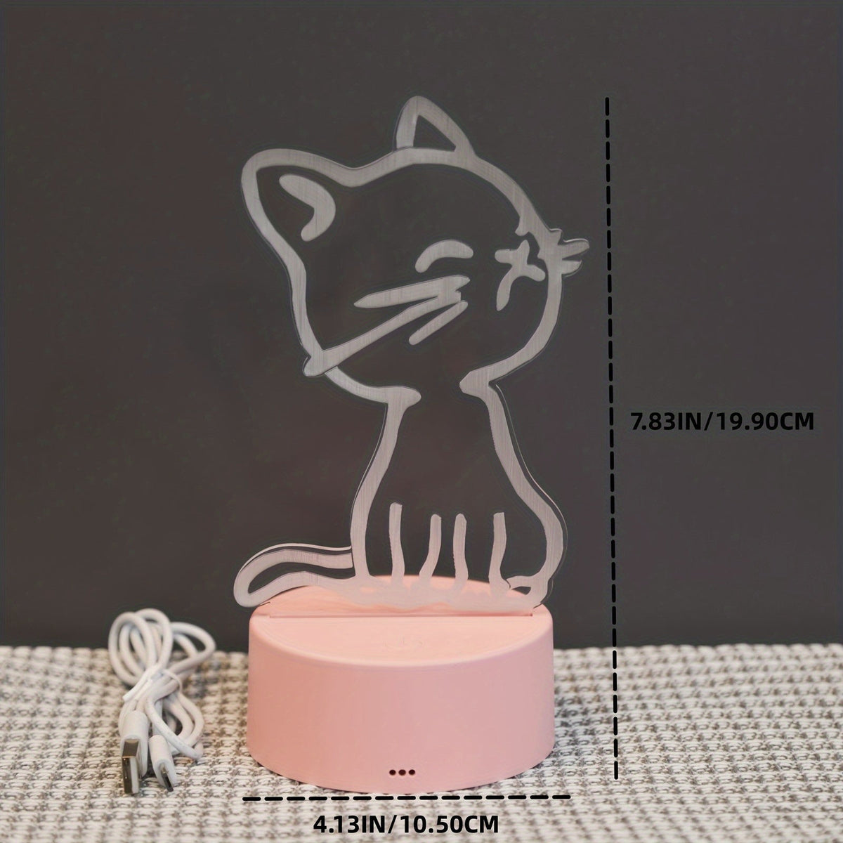 GlowPaw - 3D Touch LED Cat Night Light