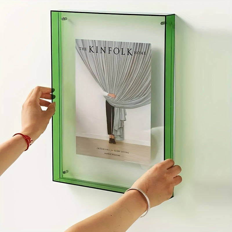 VividFrame - Transparent Colored Photo Frame for Wall & Table