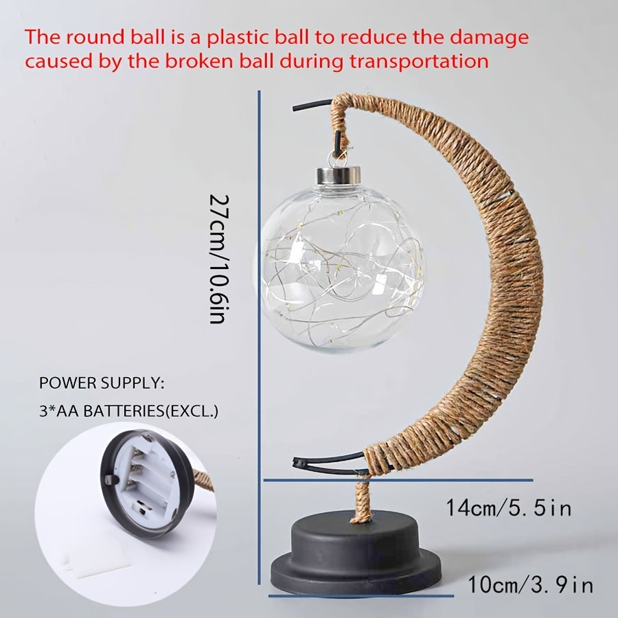 Horendel - Wireless Wrought Iron LED Table Lamp
