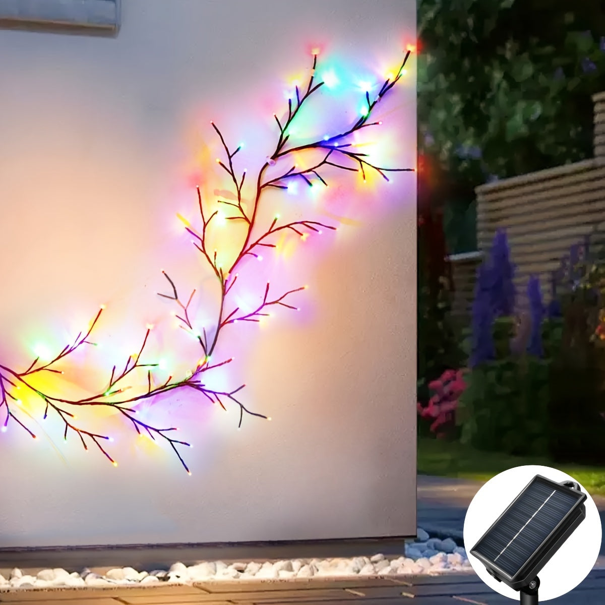 SolarWillow String - Flexible 1.8m Solar LED Willow Vine Lights