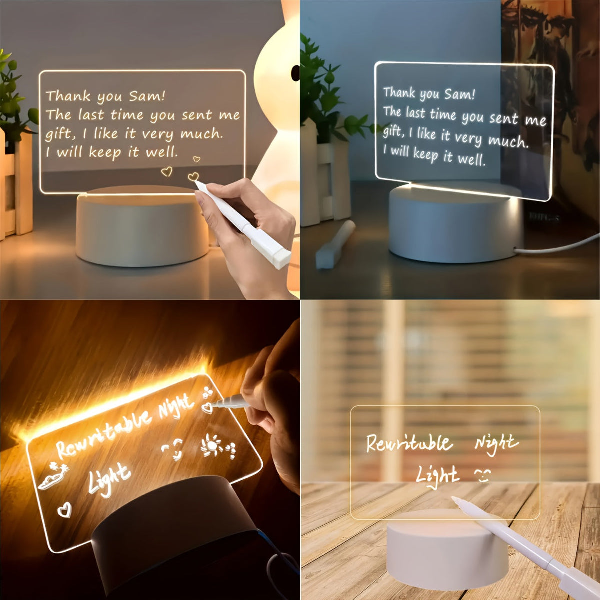 Camscribe - Elegant LED Table Lamp with Pen Holder
