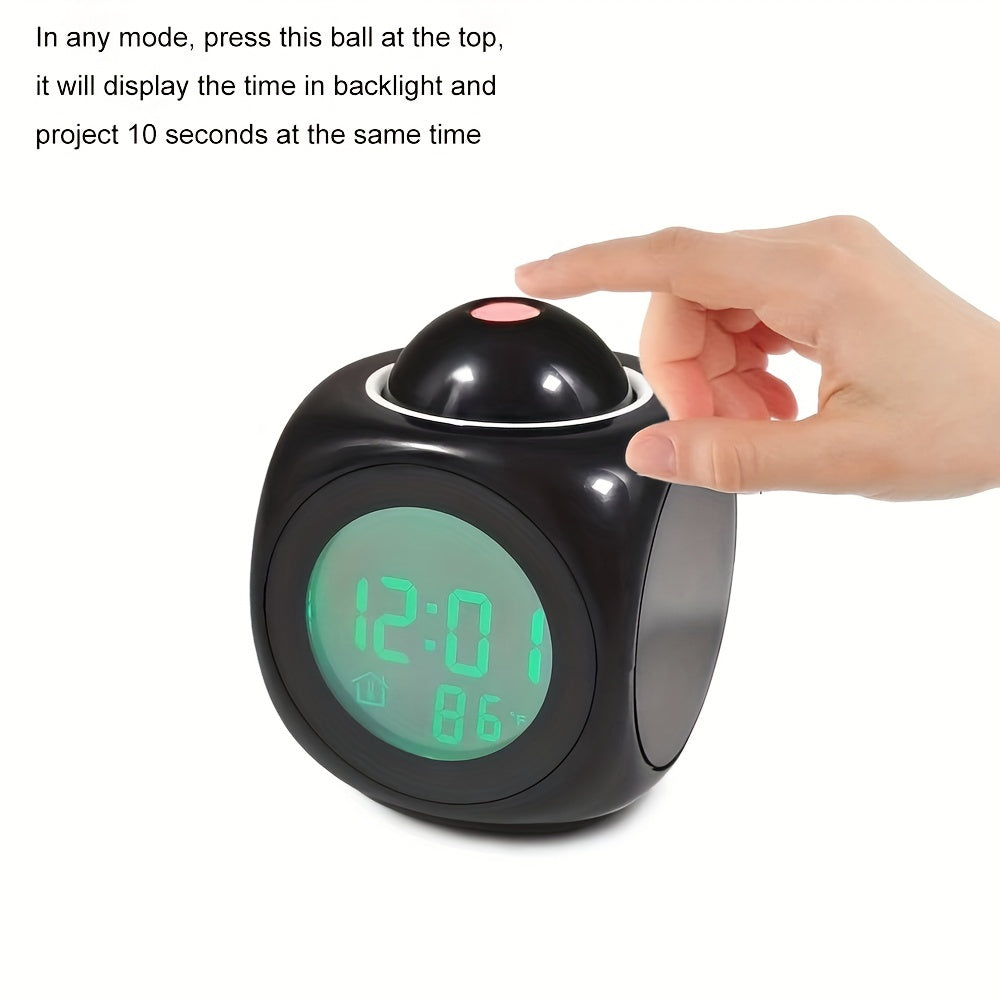 ProClock - Modern Projection Alarm Clock with Sound Alarm