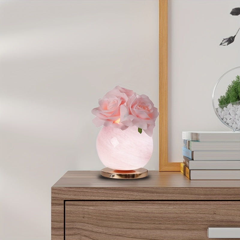 LumiDecor - Rechargeable LED Table Lamp with USB Charging