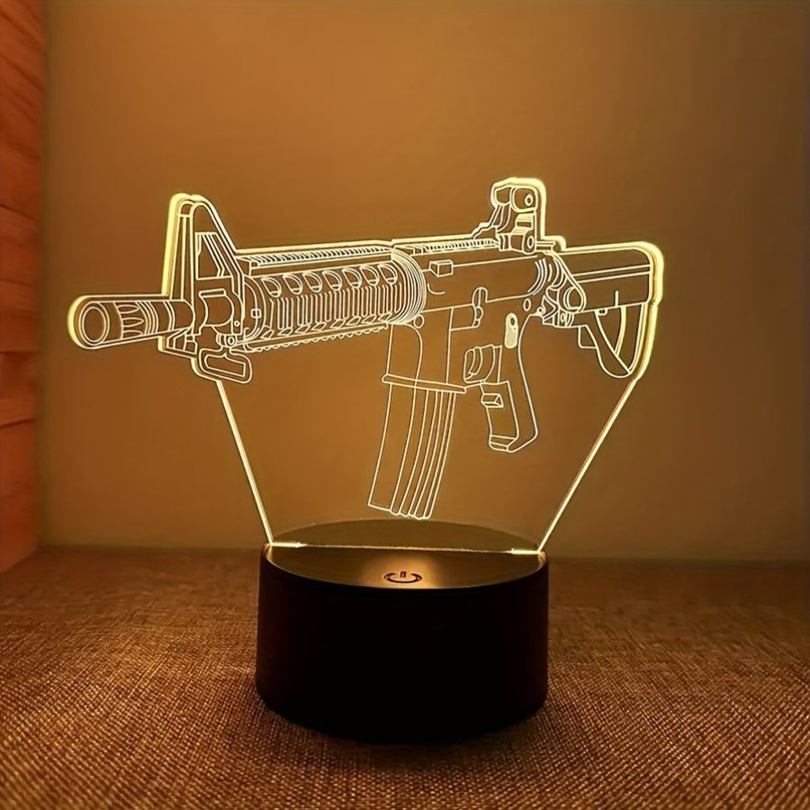 GeoLume - 3D LED Desk Lamp with Touch Control