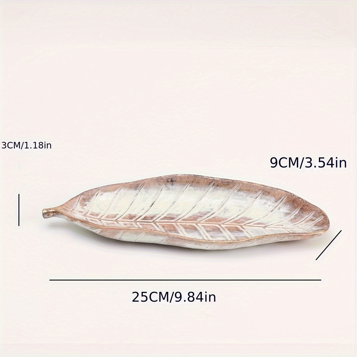 LeafTray - Decorative Leaf-Shaped Resin Tray