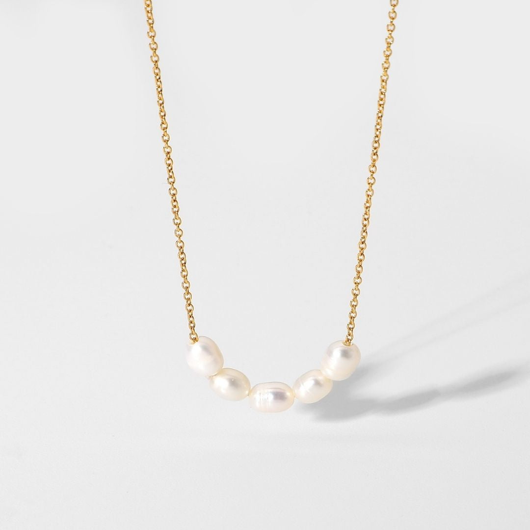 Celina - Collier avec perles d'eau douce luxe