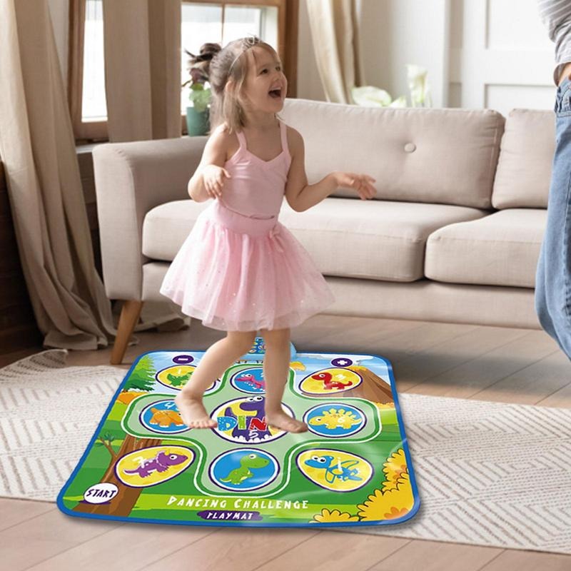 RhythmGlow - Tapis de danse interactif LED pour enfants