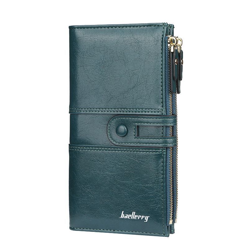 ClassicWallet - Portefeuille Double Fermeture Zip