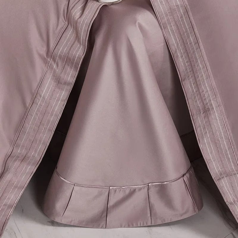 Luxxe Blush - Egyptian Cotton Blush Pink Duvet Cover Set