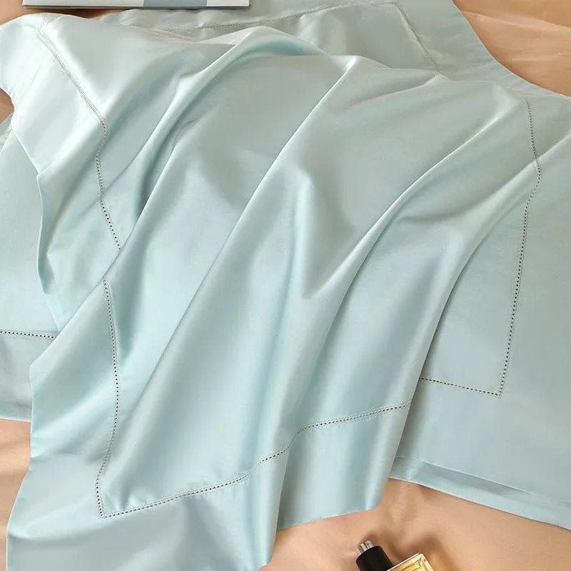 Dream Peach Blue - Soothing Egyptian Cotton Duvet Set