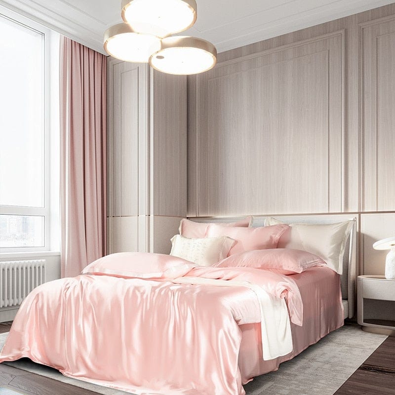 SilkDream - Pink Mulberry Silk Bedding Set