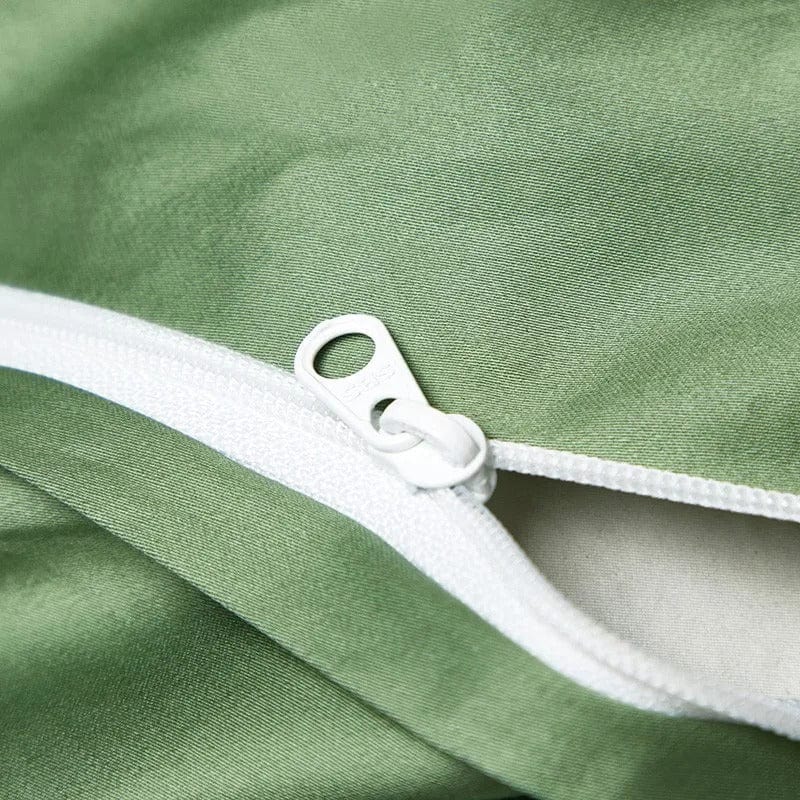 Dream Luxe - Egyptian Cotton Duvet Set in Yellow and Green