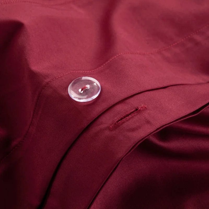 Prestige Wine - Luxury Egyptian Cotton Duvet Cover Set