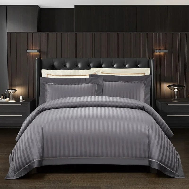 Prestige Grey - Luxury Egyptian Cotton Duvet Cover
