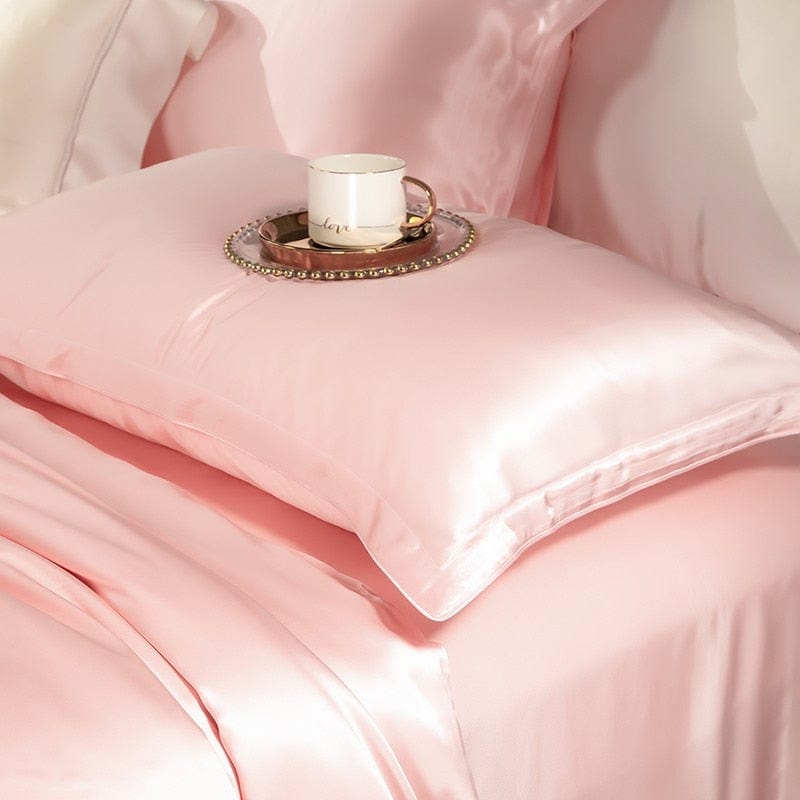 SilkDream - Pink Mulberry Silk Bedding Set