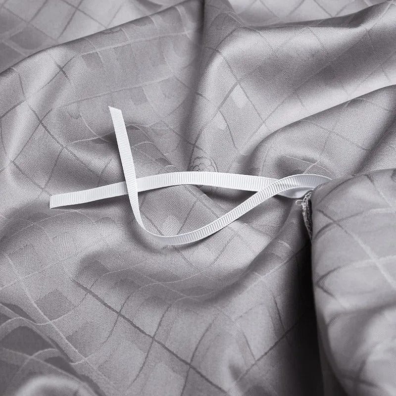 Elegance Silver - Egyptian Cotton Duvet Cover Set