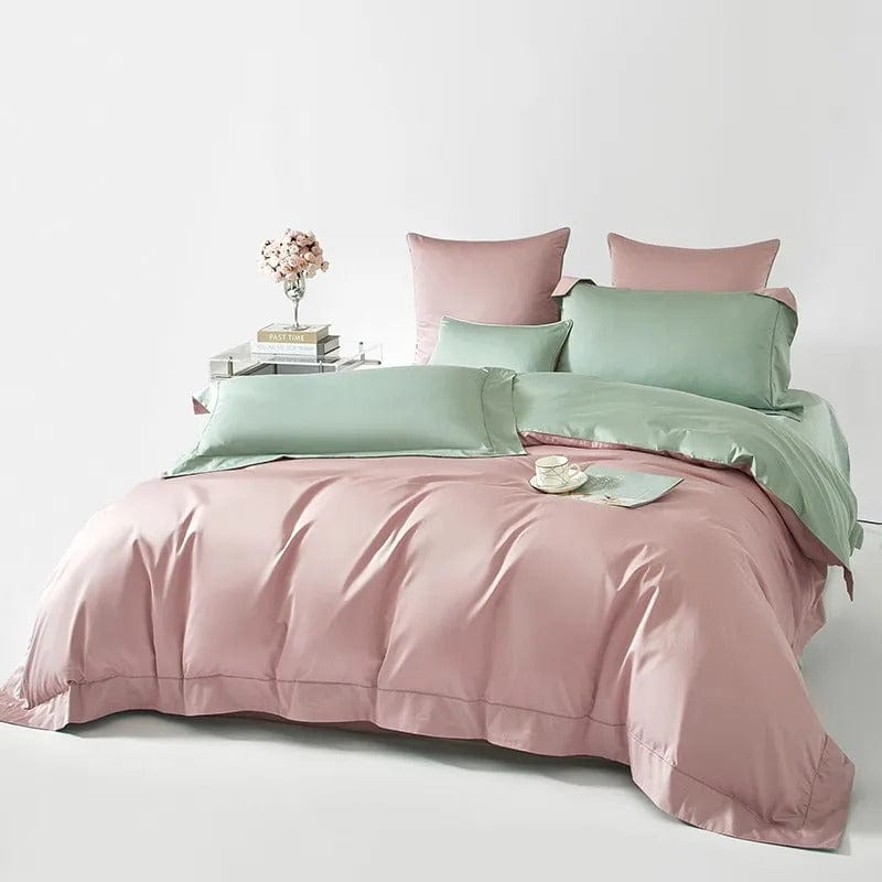 DreamLuxe - Premium Egyptian Cotton Duvet Set with Floral Print