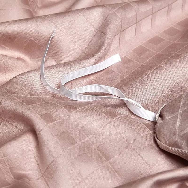 Elegance Blush - Egyptian Cotton Duvet Set in Powder Pink