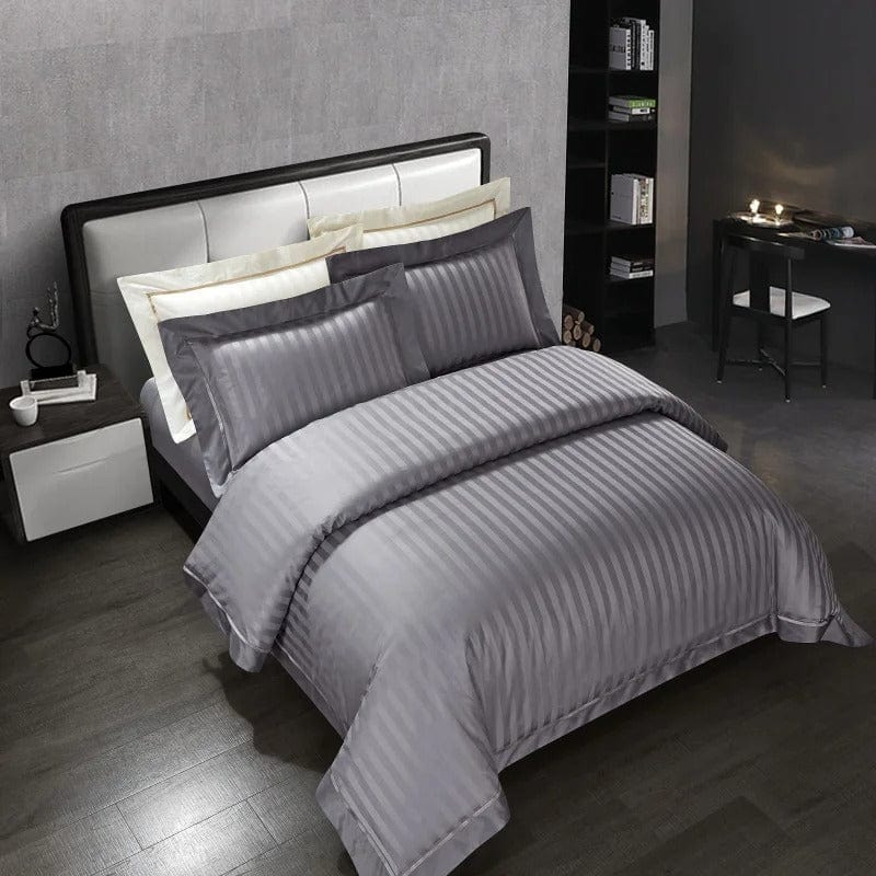 Prestige Grey - Luxury Egyptian Cotton Duvet Cover