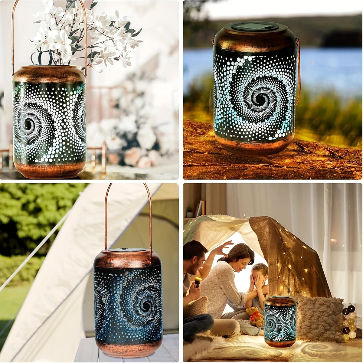 Vindori - Modern LED Solar Lantern for Outdoor Spaces