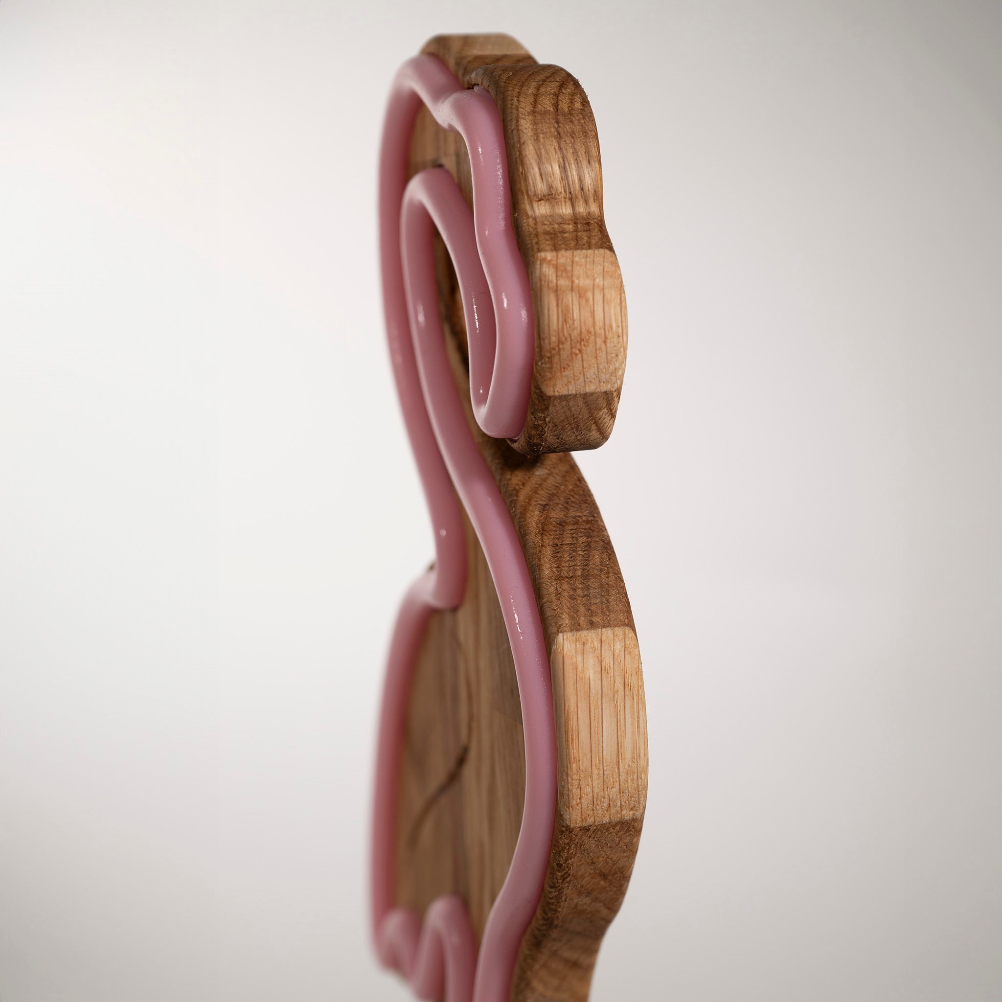 TropicalGlow - Lampe néon en bois avec télécommande infrarouge