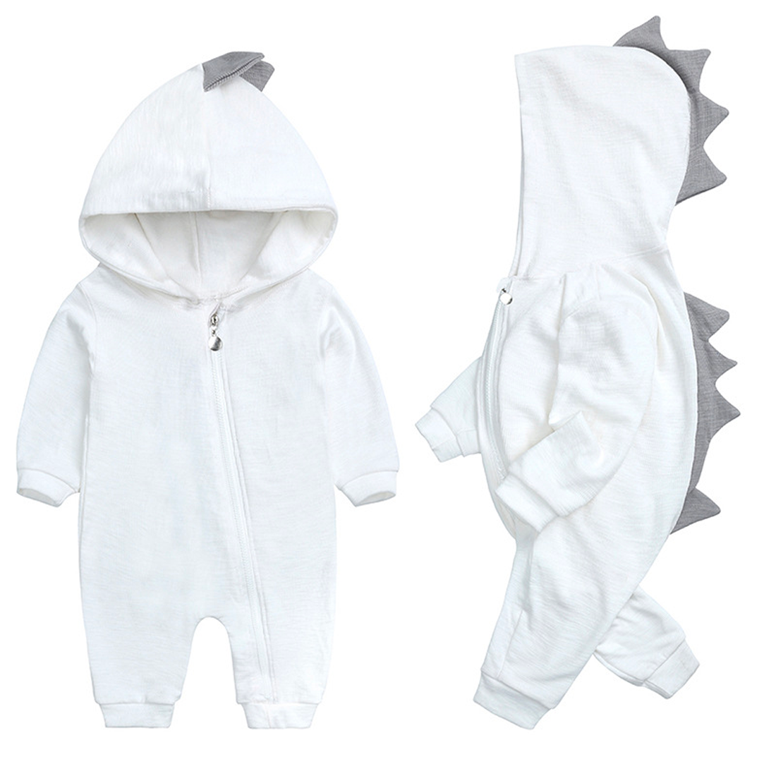 DinoDream - Adorable Hooded Baby Onesie
