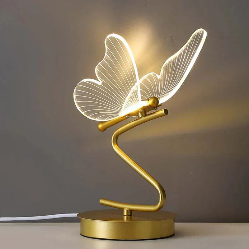 ButterflyLuxe - Lampe LED Design Papillon Élégante