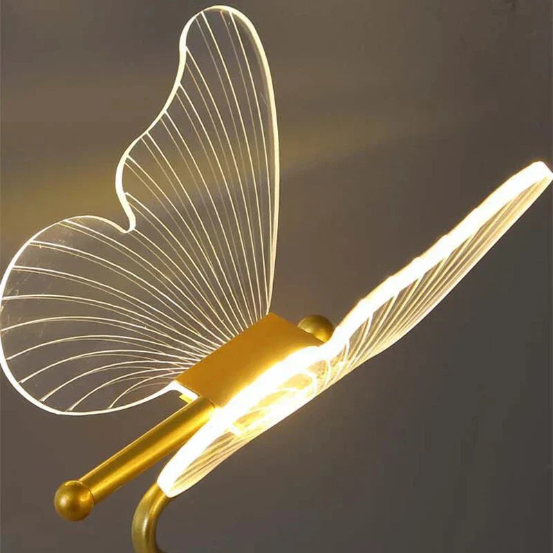 ButterflyLuxe - Lampe LED Design Papillon Élégante